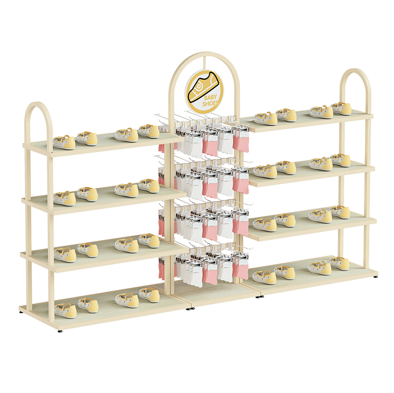 Rack d'affichage pour bébé magasin mère et boutique de bébé magasin de conception meubles de chaussures de bébé étagères 