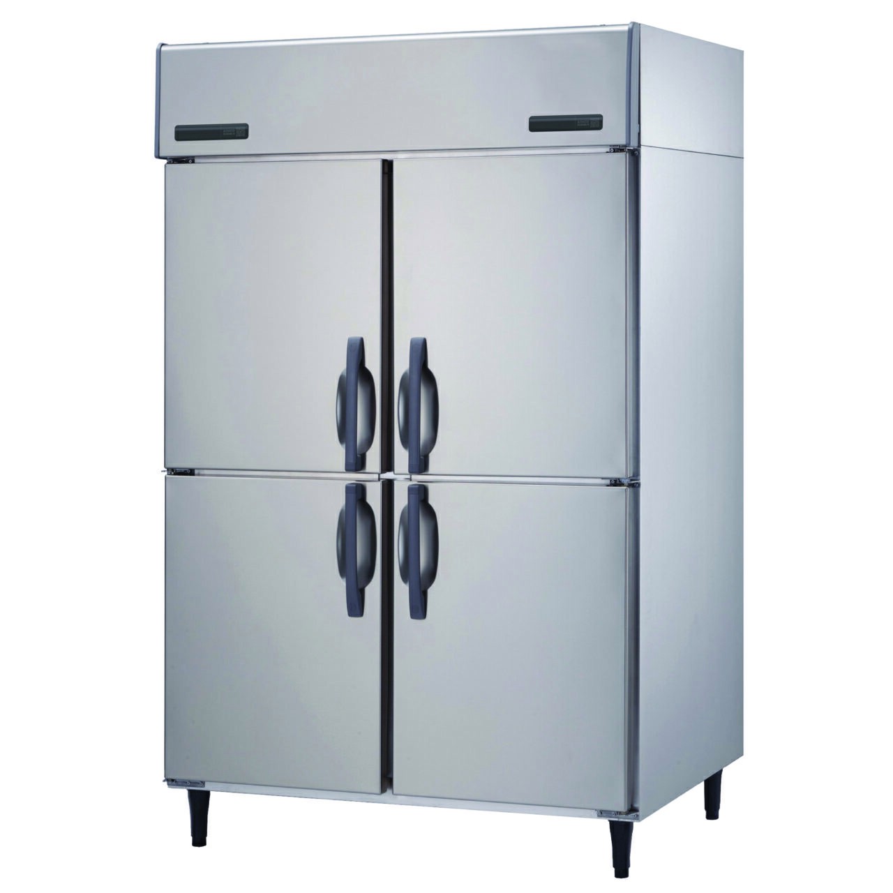 -22 ~ -7 ℃ / -6 ~ 12 ℃ refroidissement par air 4 portes solides à deux températures Readractiment Read-in Refrigérateur Réfrigérateur commercial