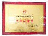Highbright a remporté le prix de contribution exceptionnel 2018 par la chambre de business e Zhangjiagang
