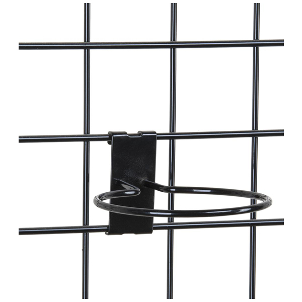 24 'Gridwall Hangrail est de 12 ' Deep pour tenir des affichages de marchandises