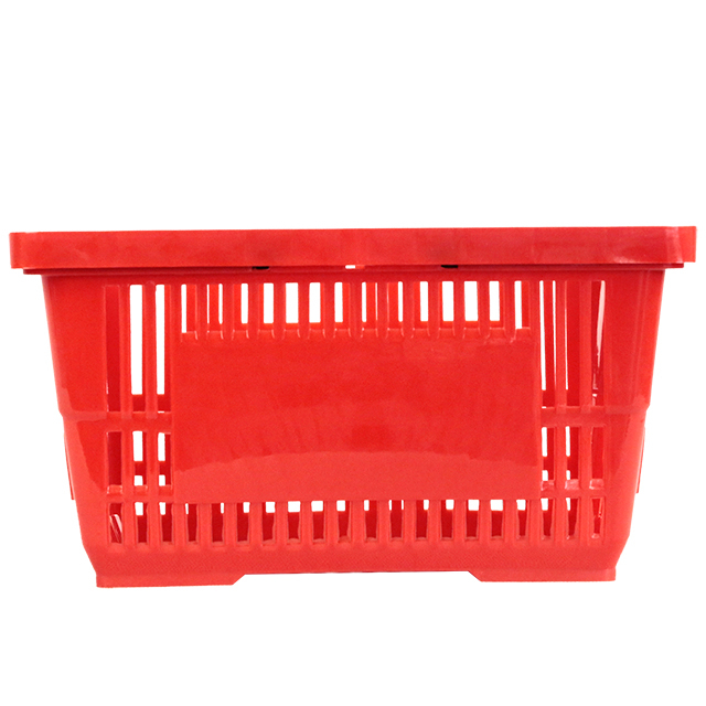 Couleur Panier d'achat en plastique personnalisé pour supermarché