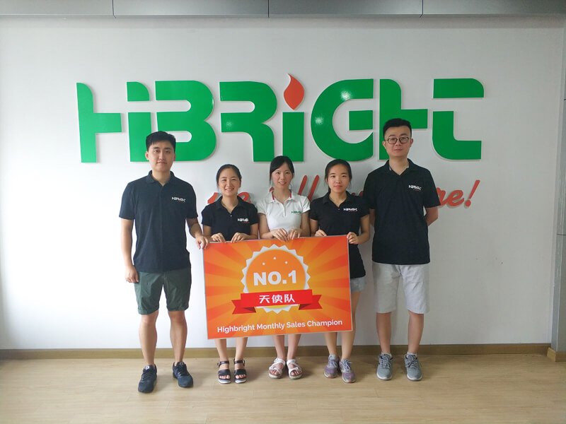 Champion des ventes mensuelles de Highbright: &eacute;quipe Angels