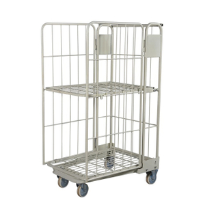 Récipient en rouleau blanc pliable 