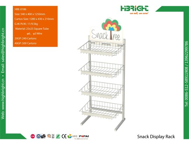 Rack d'affichage de collation