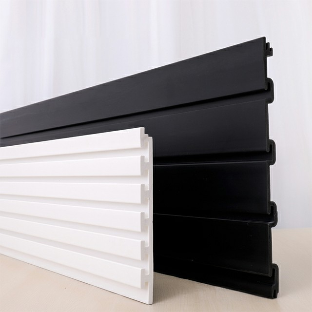 Système d'affichage de slatwall PVC