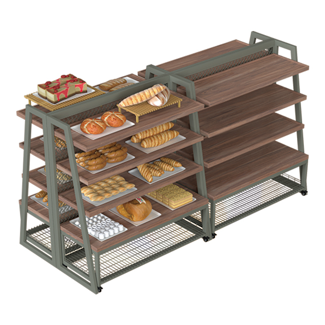 Rack d'affichage de boulangerie