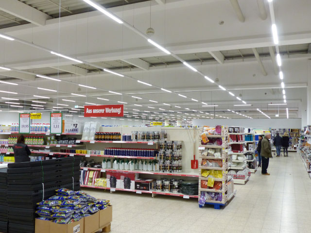 Comment réaliser un éclairage approprié dans un supermarché