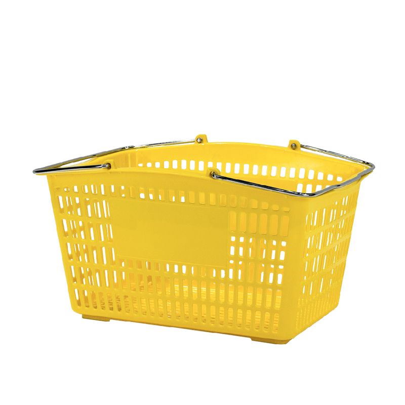 26L Panier d'achat en plastique pour supermarché