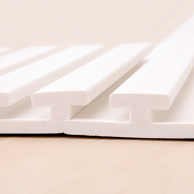 Système d'affichage de slatwall PVC