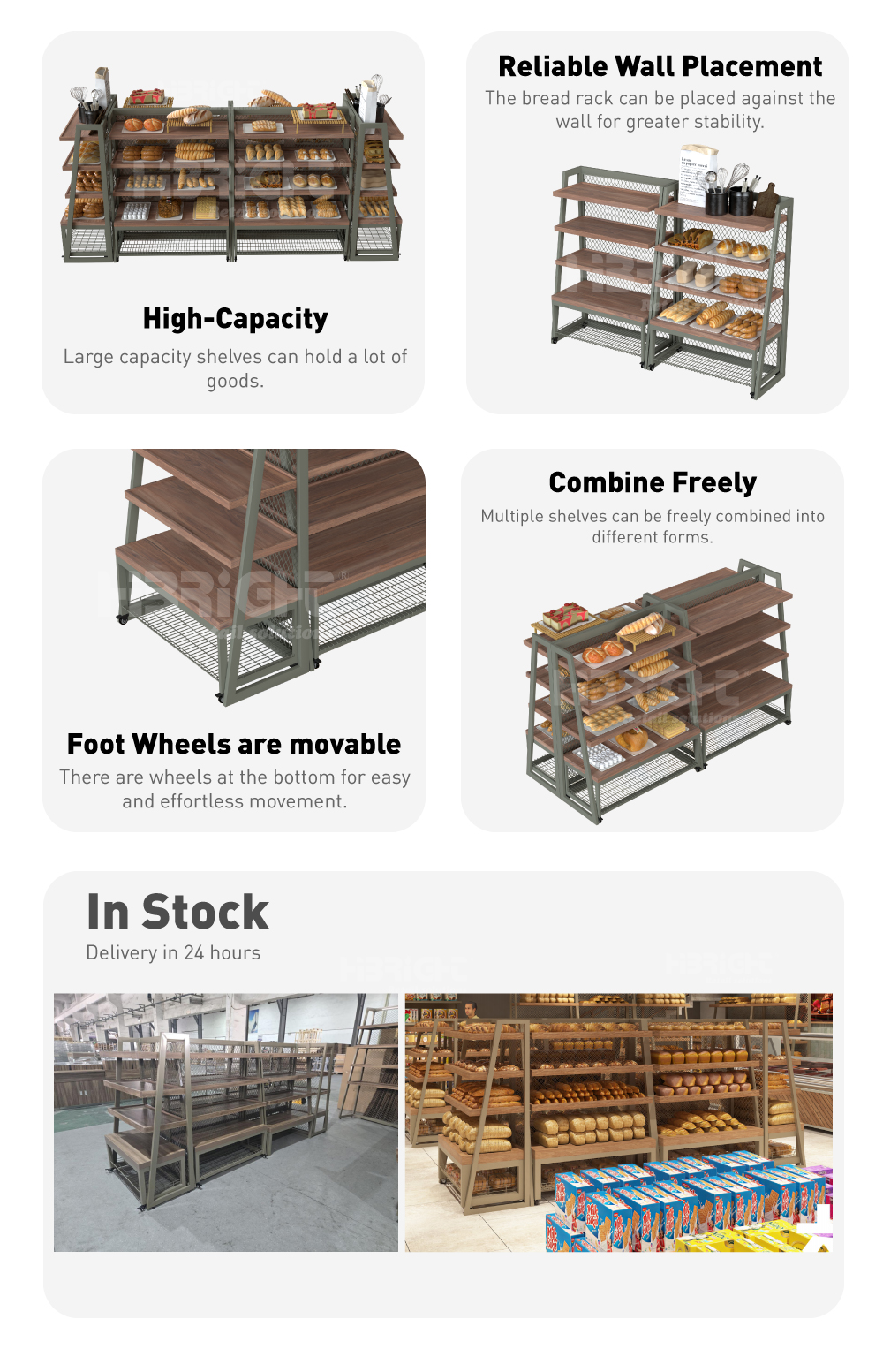 Rack d'affichage de boulangerie3