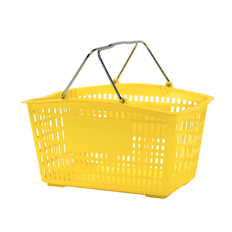 26L Panier d'achat en plastique pour supermarché