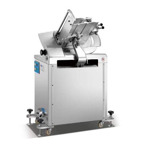 Automatique 750W en acier inoxydable électrique épaisseur réglable Deli Slicer de viande alimentaire