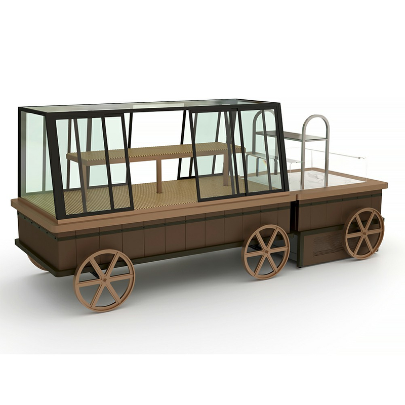 Chariot d'affichage à pain