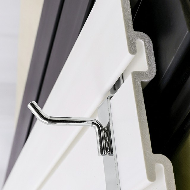 Système d'affichage de slatwall PVC
