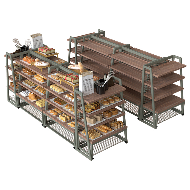 Rack d'affichage de boulangerie