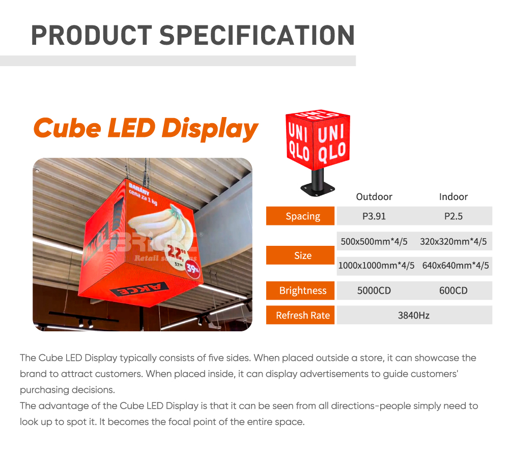 Affichage LED de supermarché2