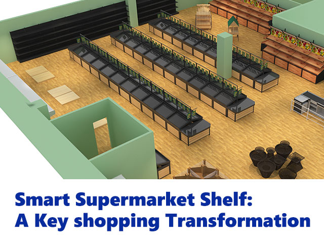 Étagère de supermarché intelligent: une transformation de magasinage clé
