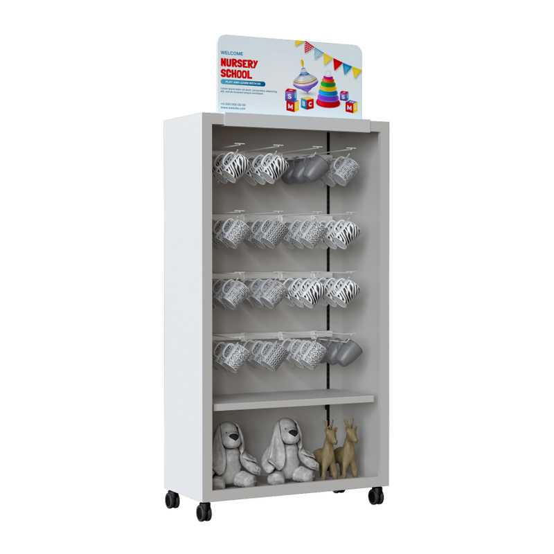 Rack d'affichage pour tasse de tasse