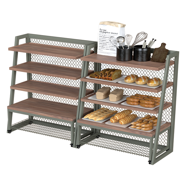 Rack d'affichage de boulangerie