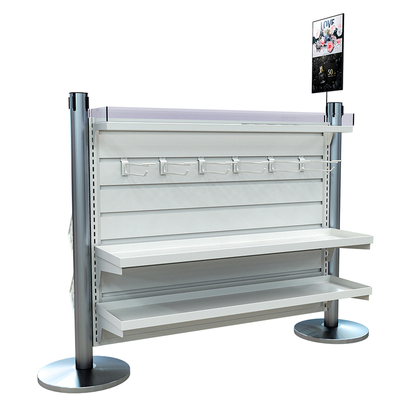 Rack d'affichage du système de merchandising dans la file