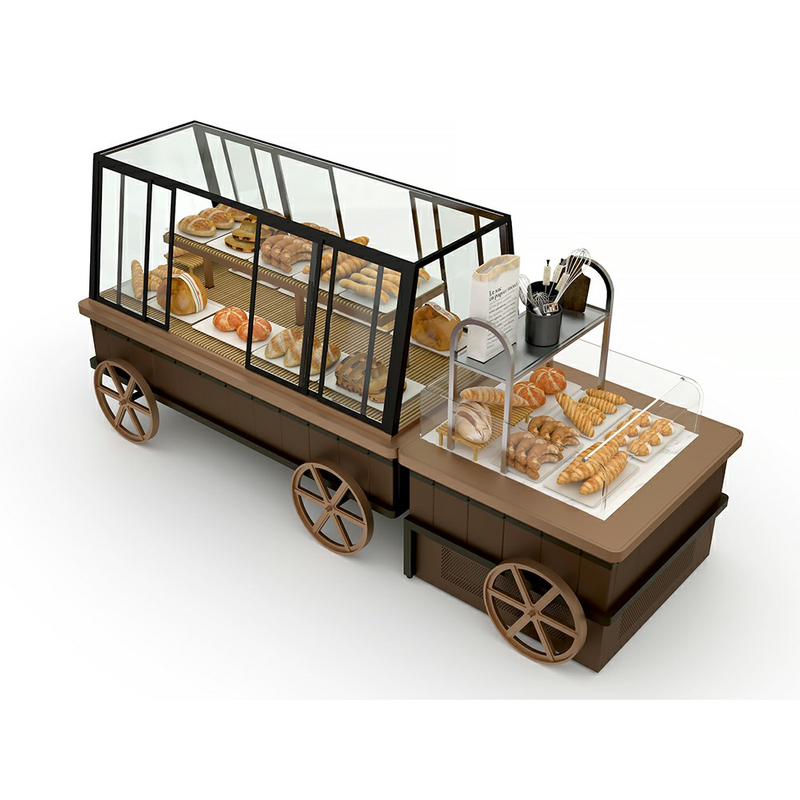 Chariot d'affichage à pain