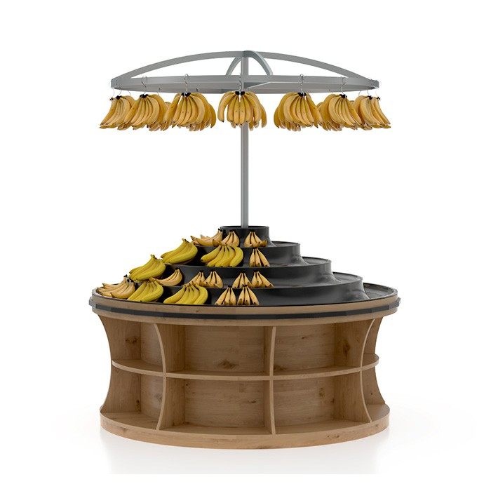 Rack d'affichage pour la banane