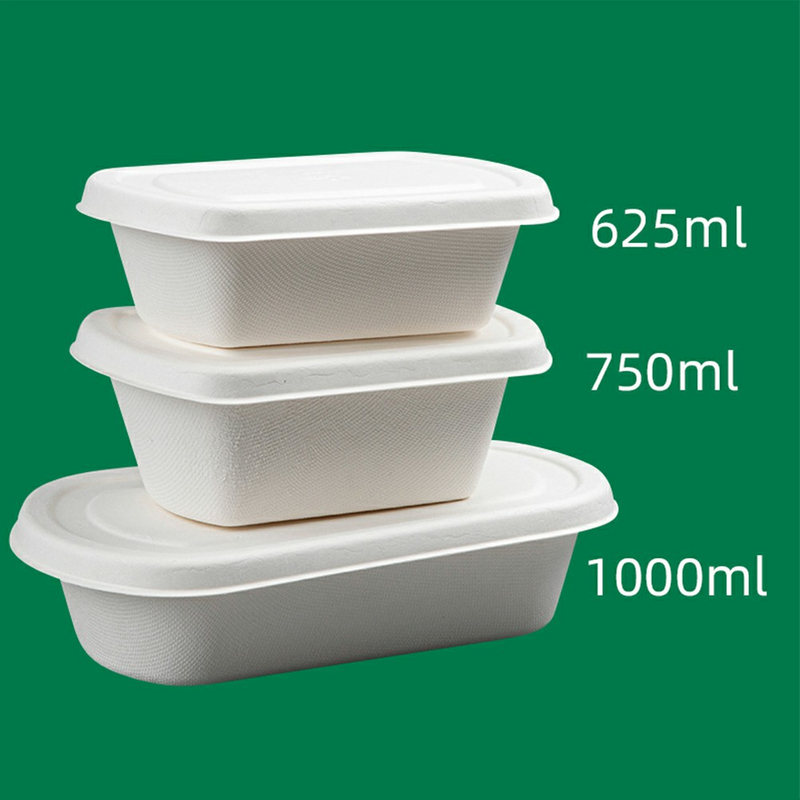 Boîte de repas adaptée à l'éco dégradable