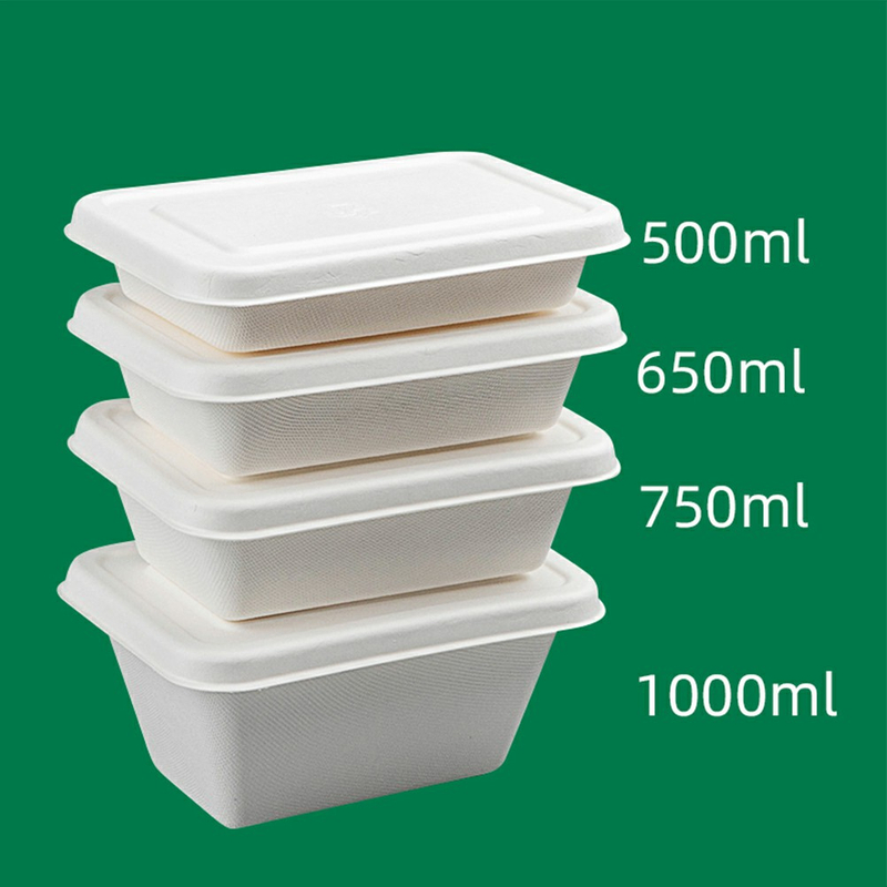 Boîte de repas adaptée à l'éco dégradable