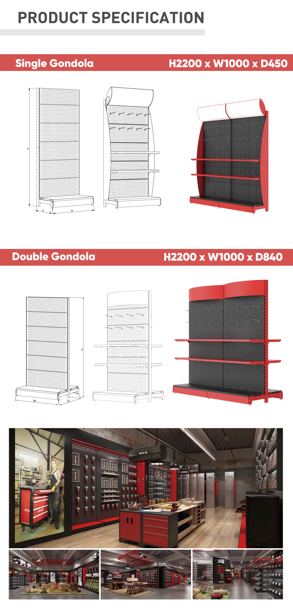 Écran d'outil Rack2