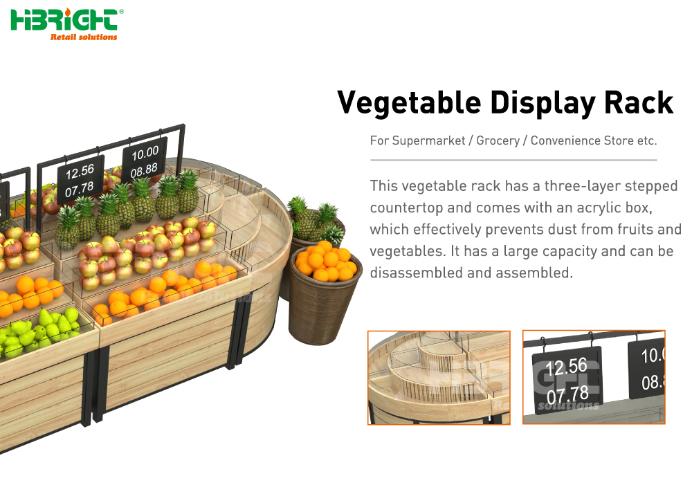 Rack d'affichage à légumes1