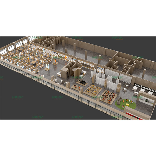 Conception des supermarchés 3D aux Maldives